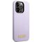 Guess GUHMP14LSBPLU iPhone 14 Pro 6.1" purple/purple hard case Silicone Logo Plate MagSafe - Apple Cases - Cases - Techbox