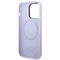 Guess GUHMP14LSBPLU iPhone 14 Pro 6.1" purple/purple hard case Silicone Logo Plate MagSafe - Apple Cases - Cases - Techbox