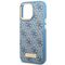 Guess GUHMP14LU4GPRB iPhone 14 Pro 6.1" blue/blue hard case 4G Logo Plate MagSafe - Apple Cases - Cases - Techbox