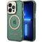 Guess GUHMP14XHTCMA iPhone 14 Pro Max 6.7" green/khaki hard case Gold Outline Translucent MagSafe - Apple Cases - Cases - Techbox