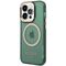 Guess GUHMP14XHTCMA iPhone 14 Pro Max 6.7" green/khaki hard case Gold Outline Translucent MagSafe - Apple Cases - Cases - Techbox