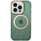 Guess GUHMP14XHTCMA iPhone 14 Pro Max 6.7" green/khaki hard case Gold Outline Translucent MagSafe - Apple Cases - Cases - Techbox