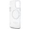 Guess Metal Outline Magsafe case for iPhone 12 / iPhone 12 Pro - silver | Techbox