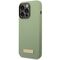 Guess Silicone Logo Plate MagSafe case for iPhone 14 Pro Max - green - Uncategorized Cases (2) - Cases - Techbox