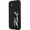 Karl Lagerfeld KLHCN61SKSVGK iPhone 11 / Xr 6.1" black/black hardcase Silicone Signature | Techbox
