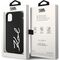 Karl Lagerfeld KLHCN61SKSVGK iPhone 11 / Xr 6.1" black/black hardcase Silicone Signature | Techbox