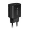 Wozinsky WGWCB USB-A USB-C 20W Wall Charger - Black - Travel Chargers - Smartphone Chargers - Techbox