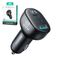 Joyroom JR-CCD04 30W 2x USB-C USB-A car charger with display - black | Techbox