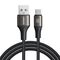 Joyroom Light-Speed ​​Series SA25-AC6 USB-A / USB-C Fast Transfer Cable 100W 1.2m - Black - Cables & Adapters - Cables & Accessories - Techbox
