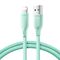 Joyroom Multi-Color Series SA34-AL3 USB-A / Lightning 3A cable 1m - green - Cables & Adapters - Cables & Accessories - Techbox