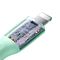Joyroom Multi-Color Series SA34-AL3 USB-A / Lightning 3A cable 1m - green - Cables & Adapters - Cables & Accessories - Techbox