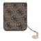 Guess 4G Charms Collection case for Samsung Galaxy Z Flip 5 - brown | Techbox