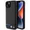 BMW Leather Carbon case for iPhone 15 Plus - black | Techbox