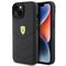 Ferrari Quilted Metal Logo case for iPhone 15 - black | Techbox