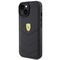 Ferrari Quilted Metal Logo case for iPhone 15 - black | Techbox