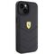 Ferrari Quilted Metal Logo case for iPhone 15 - black | Techbox