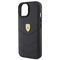 Ferrari Quilted Metal Logo case for iPhone 15 - black | Techbox