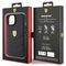Ferrari Quilted Metal Logo case for iPhone 15 - black | Techbox