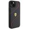 Ferrari Twist Metal Logo case for iPhone 15 Plus - black - Apple Cases - Cases - Techbox