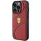 Ferrari Twist Metal Logo case for iPhone 15 Pro - red | Techbox