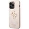 Guess 4G Big Metal Logo case for iPhone 15 Pro - pink | Techbox