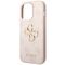 Guess 4G Big Metal Logo case for iPhone 15 Pro - pink | Techbox