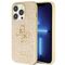 Guess GUHCP14LHG4SGD case for iPhone 14 Pro - gold Glitter Script Big 4G - Apple Cases - Cases - Techbox