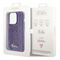 Guess Sequin Script Metal case for iPhone 15 Pro Max - purple | Techbox