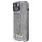 Guess Sequin Script Metal case for iPhone 15 - silver | Techbox