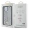 Guess Sequin Script Metal case for iPhone 15 - silver | Techbox