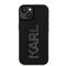 Karl Lagerfeld 3D Rubber Glitter Logo case for iPhone 15 - black | Techbox