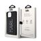 Karl Lagerfeld 3D Rubber Glitter Logo case for iPhone 15 - black | Techbox