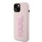 Karl Lagerfeld 3D Rubber Glitter Logo case for iPhone 15 Plus - pink | Techbox