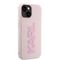 Karl Lagerfeld 3D Rubber Glitter Logo case for iPhone 15 Plus - pink | Techbox