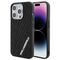 Karl Lagerfeld 3D Rubber Multi Logo case for iPhone 15 Pro - black | Techbox
