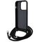 Karl Lagerfeld Crossbody Saffiano Metal Pin Karl &amp; Choupette case for iPhone 15 Pro - black - Apple Cases - Cases - Techbox