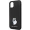 Karl Lagerfeld KLHCN61SMHCNPK case for iPhone 11 / Xr - black Silicone C Metal Pin | Techbox