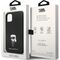 Karl Lagerfeld KLHCN61SMHKNPK case for iPhone 11 / Xr - black Silicone Ikonik Metal Pin - Uncategorized Cases (2) - Cases - Techbox