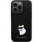 Karl Lagerfeld KLHCP14LSMHCNPK case for iPhone 14 Pro - black Silicone C Metal Pin - Apple Cases - Cases - Techbox