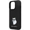 Karl Lagerfeld KLHCP14LSMHCNPK case for iPhone 14 Pro - black Silicone C Metal Pin - Apple Cases - Cases - Techbox
