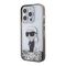 Karl Lagerfeld KLHCP15LLKKNSK iPhone 15 Pro 6.1" transparent hardcase Liquid Glitter Ikonik - Apple Cases - Cases - Techbox