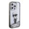 Karl Lagerfeld KLHCP15LLKKNSK iPhone 15 Pro 6.1" transparent hardcase Liquid Glitter Ikonik - Apple Cases - Cases - Techbox