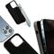 Wood and resin case for iPhone 15 Plus Bewood Unique Uranus - blue and white | Techbox