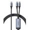 Joyroom Speedy Series S-A21 2in1 USB-C - USB-C / USB-C cable 100W 1.5m - black | Techbox