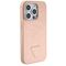 Guess GUHCP15XPCRTHCP iPhone 15 Pro Max pink/pink hardcase Croco Triangle Metal Logo | Techbox