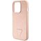 Guess GUHCP15XPCRTHCP iPhone 15 Pro Max pink/pink hardcase Croco Triangle Metal Logo | Techbox