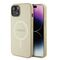 Guess GUHMP15MPSAHMCB iPhone 15 Plus 6.7" gold/gold hardcase Saffiano MagSafe | Techbox