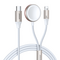 Joyroom 2 in 1 Lightning cable and inductive charger for Apple Watch 1.5m white (S-IW012) | Techbox
