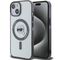 Karl Lagerfeld KLHMP15SHKHNOTK iPhone 15 6.1" transparent hardcase IML Karl`s Head MagSafe | Techbox