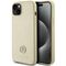 Guess Leather 4G Metal Logo Strass case for iPhone 15 - gold | Techbox